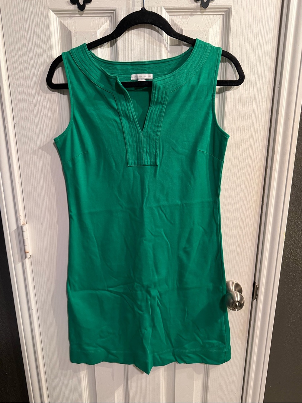 New York & Company Emerald Green Sleeveless Romper